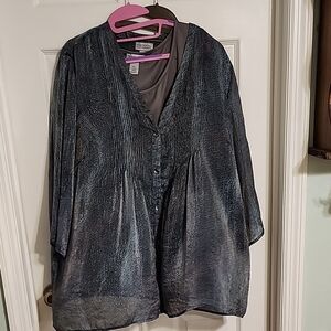 Catherines Charcoal Blouse